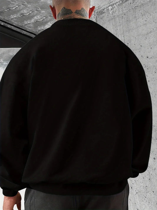 Letter Print Long Sleeve Hoodie