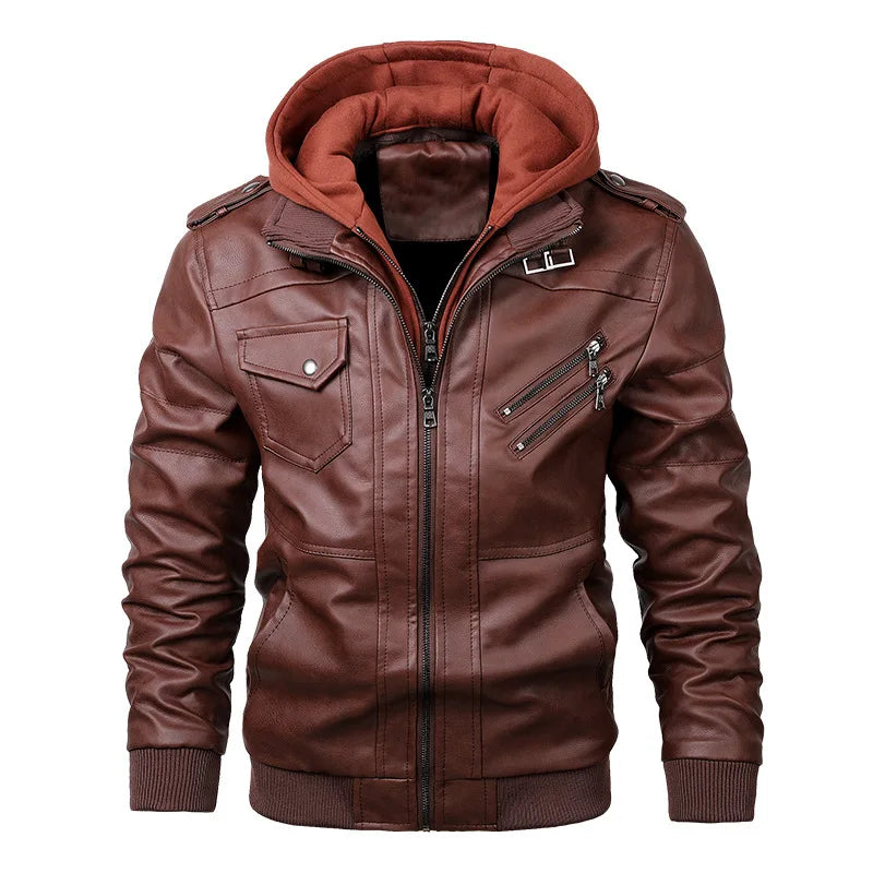 Hooded Moto Jacket