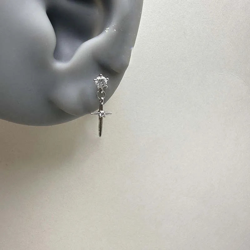 Punk Heart Wings Drop Earrings