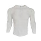 Men's Long Sleeve Zipper Neck Fitness Shirt - Black GYM Sport T-shirt