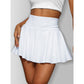 Women’s High Waist Tennis Skort with Pockets