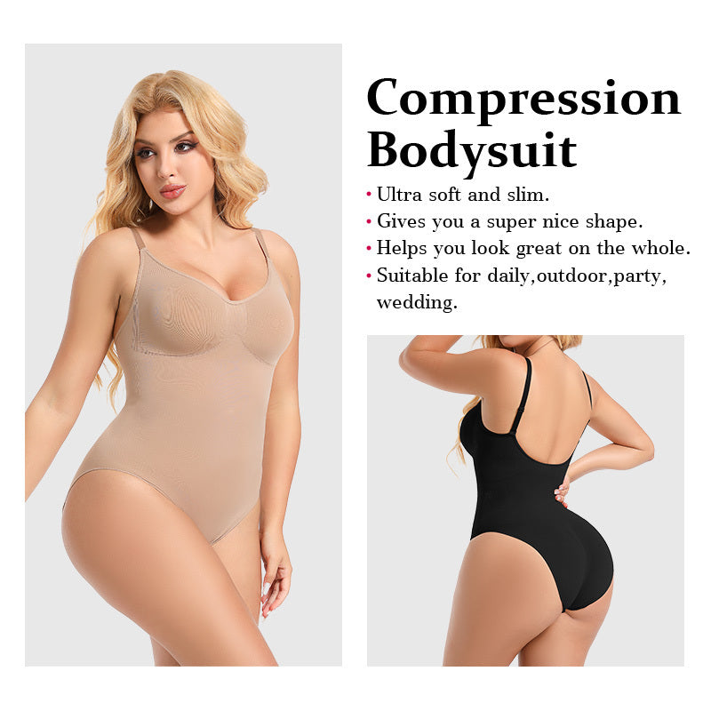 Plus-Size Seamless Boyshorts Shapewear – Slimming Faja Body Sculptor for Women