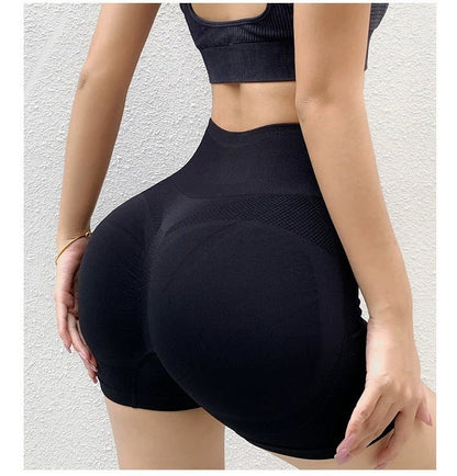 Women's Seamless Butt Lifting Yoga Shorts – Gym Fitness Leggings