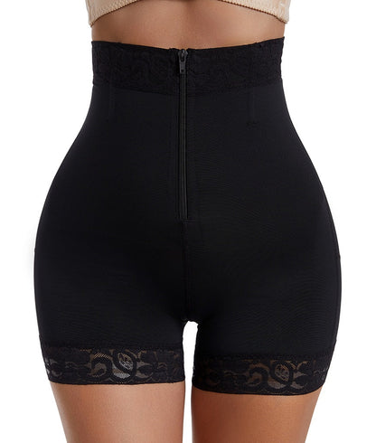 Women’s Faja Body Shaper Shorts – Tummy Control & Hip Lift with Zipper