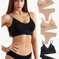 Plus-Size Thin Push-Up Sports Bra Set Without Steel Ring for Small Chest