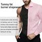 Men's Slimming Tank Top Body Shaper Compression Vest with Zipper & Back Support