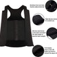 Men's Slimming Tank Top Body Shaper Compression Vest with Zipper & Back Support