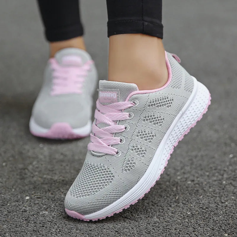 Breathable Mesh Walking Sneakers