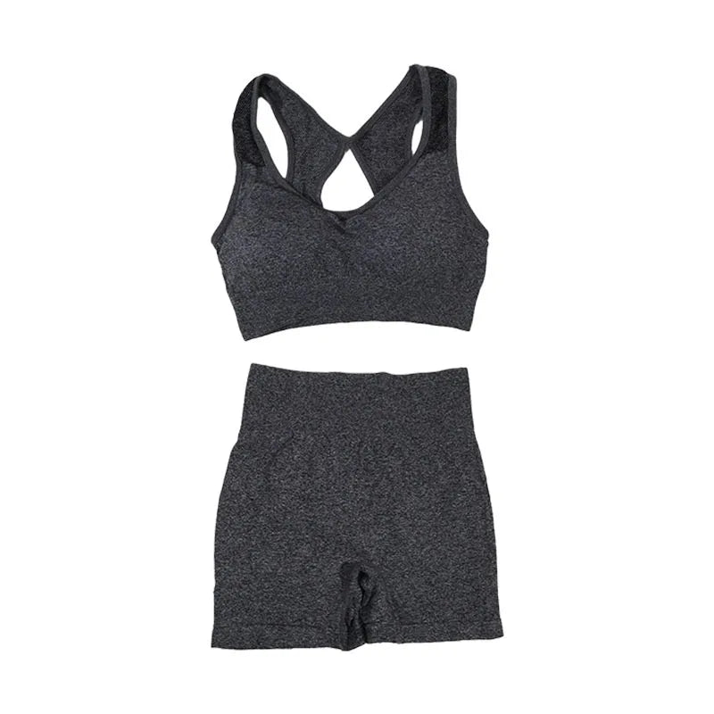 Yoga Sports Vest and Shorts Set