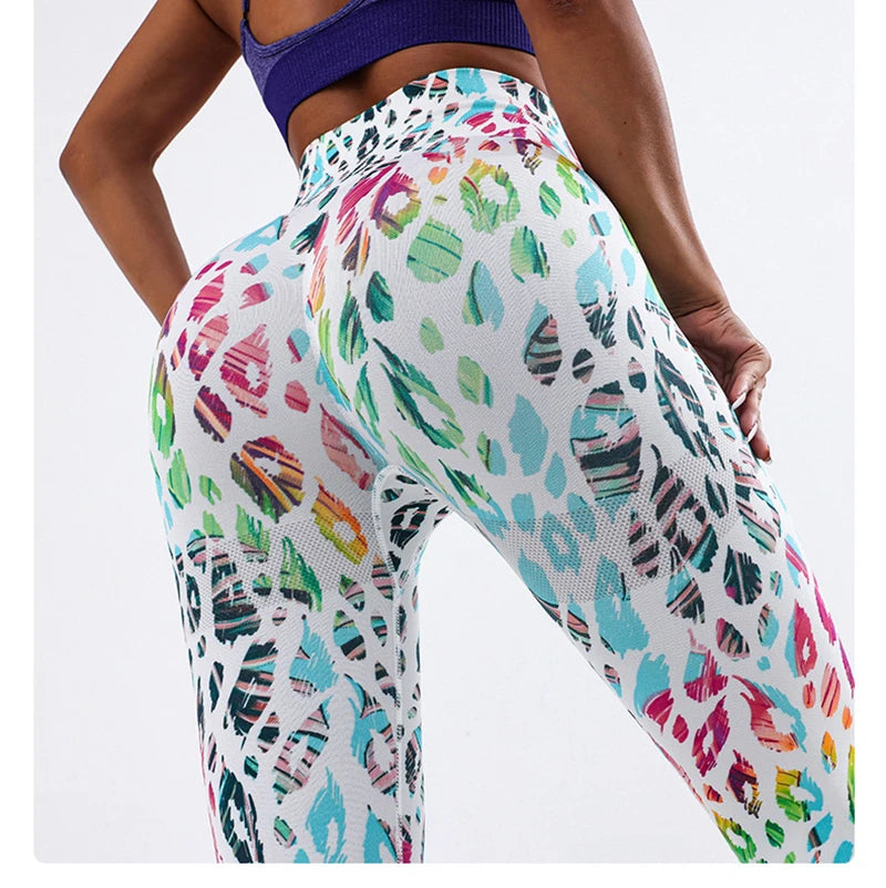 3D Tie-Dye High Waist Leggings