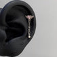 Pink Heart Wings Piercing Earring