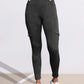 Washed Print Pocket Butt Lift Leggings