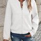 Solid Color Zipper Fashion Jacket