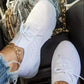 Breathable Lace-Up Sock Sneakers