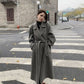 Plus Size Women's Woolen Coat, Autumn/Winter