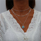Bohemian Layered Moon Star Necklace
