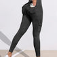 Washed Print Pocket Butt Lift Leggings