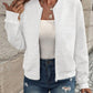 Solid Color Zipper Fashion Jacket