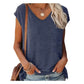 Casual Batwing Sleeve V-Neck Tee