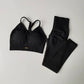 High Waisted Peach Yoga Fitness Set