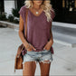 Casual Batwing Sleeve V-Neck Tee