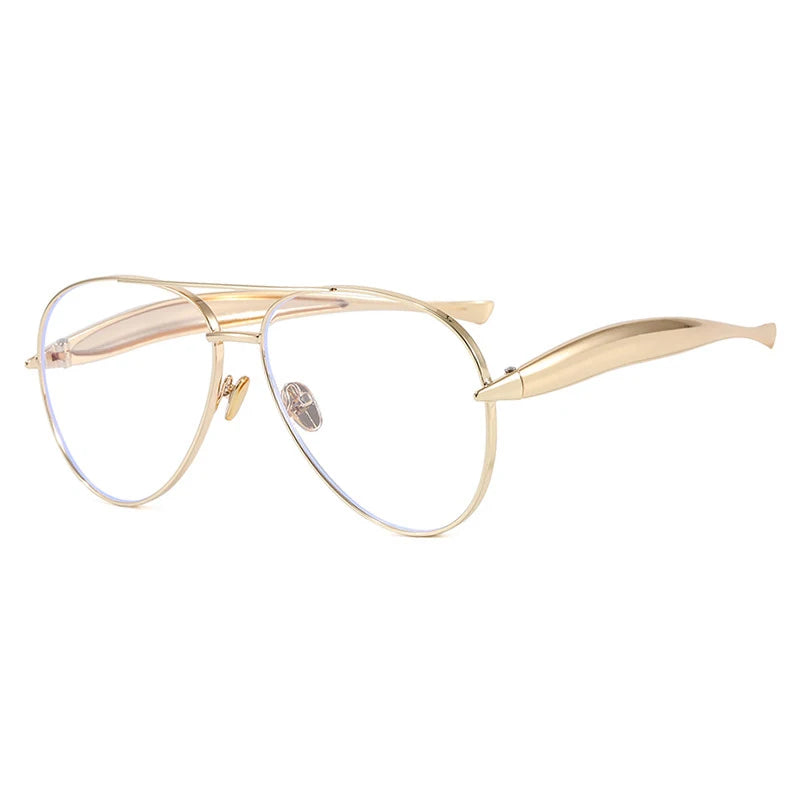 Retro Oversized Pilot Sunglasses