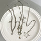 Gothic Chain Star Pendant Necklace