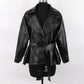 Fitted PU Leather Short Jacket