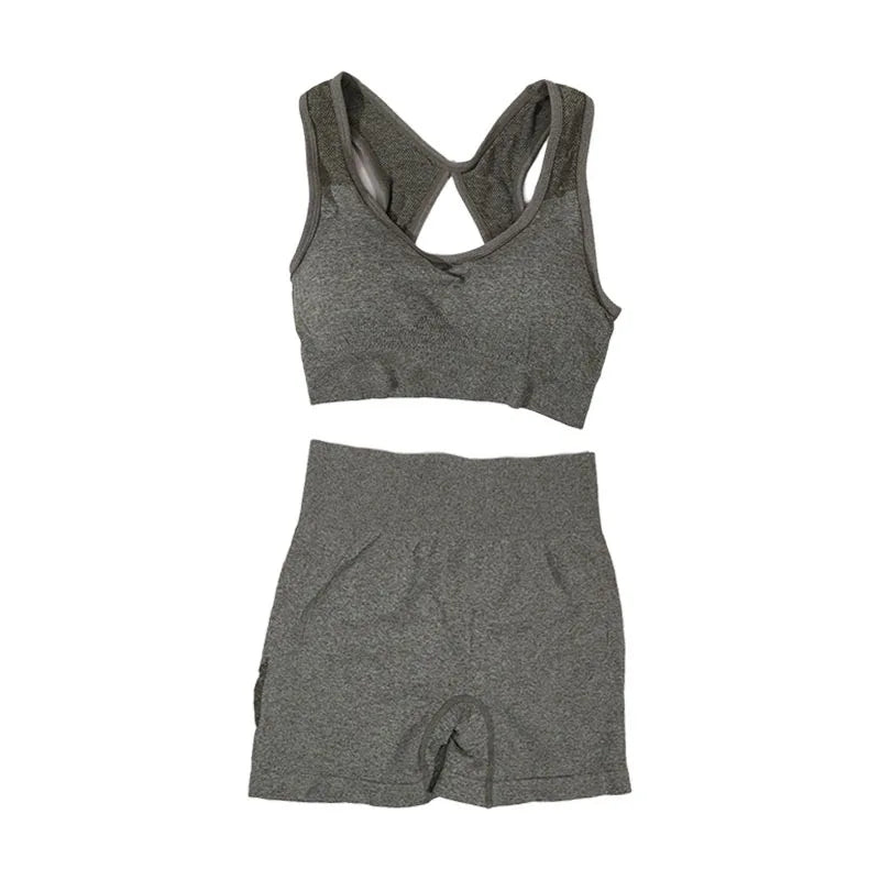 Yoga Sports Vest and Shorts Set