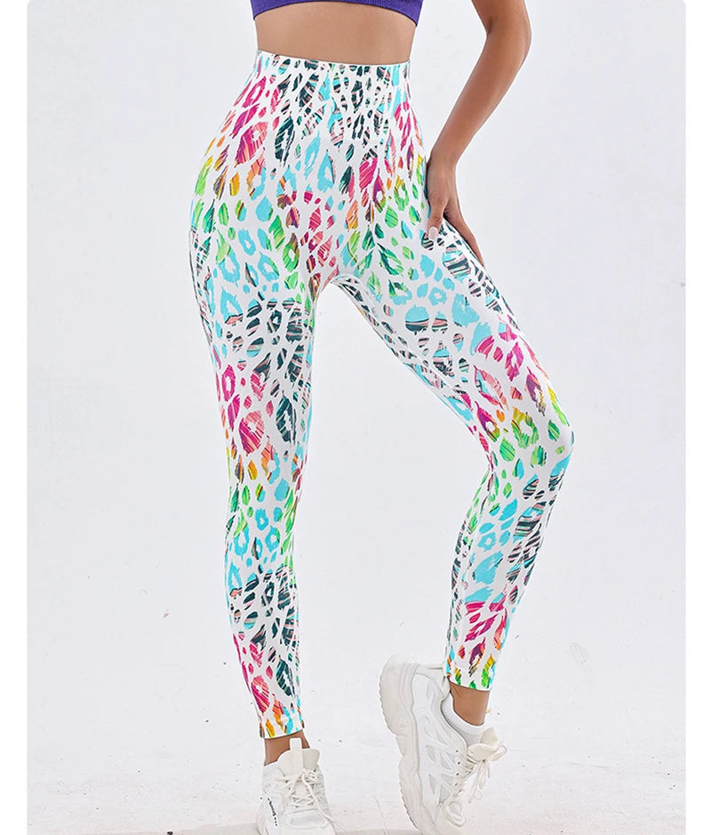 3D Tie-Dye High Waist Leggings