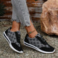 Breathable Cross Strap Sneakers