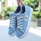 Low Top Denim Canvas Sneakers