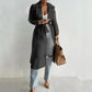 Sheer Thin Lightweight Windbreaker Women Sunscreen Clothes Lapel Single Breasted Long Coat With Belt Large Size Jackets Trench