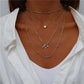 Bohemian Layered Moon Star Necklace