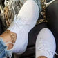 Breathable Lace-Up Sock Sneakers