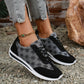 Breathable Cross Strap Sneakers