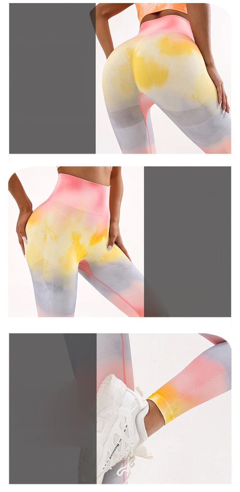 3D Tie-Dye High Waist Leggings