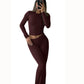 Long Sleeve Wide Leg Yoga Set