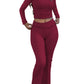 Long Sleeve Wide Leg Yoga Set
