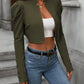 European and American fashion versatile long sleeved short cardigan casual suit jacket top