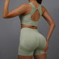 Yoga Sports Vest and Shorts Set