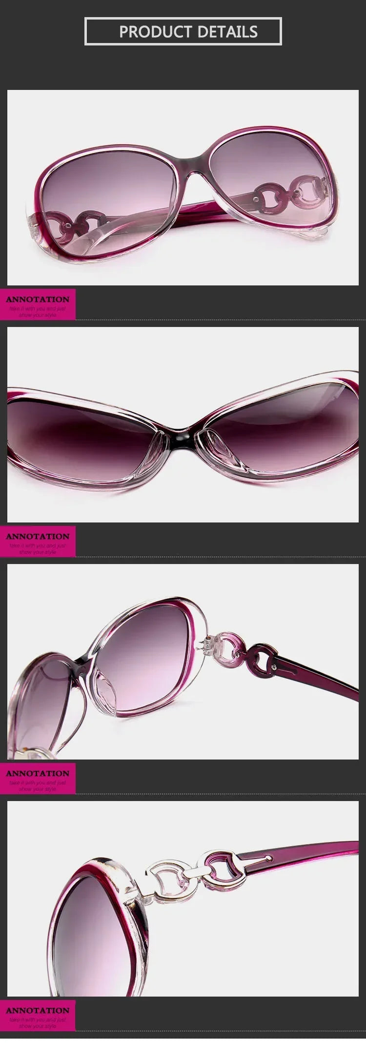 Luxury Star Square Sunglasses