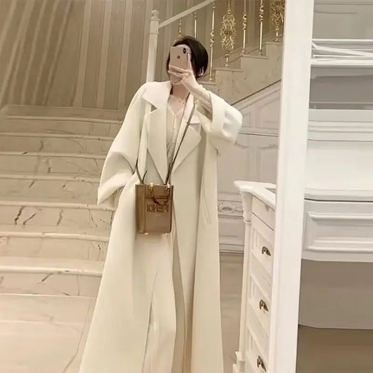 Plus Size Women's Woolen Coat, Autumn/Winter