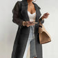 Sheer Thin Lightweight Windbreaker Women Sunscreen Clothes Lapel Single Breasted Long Coat With Belt Large Size Jackets Trench