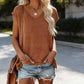 Casual Batwing Sleeve V-Neck Tee