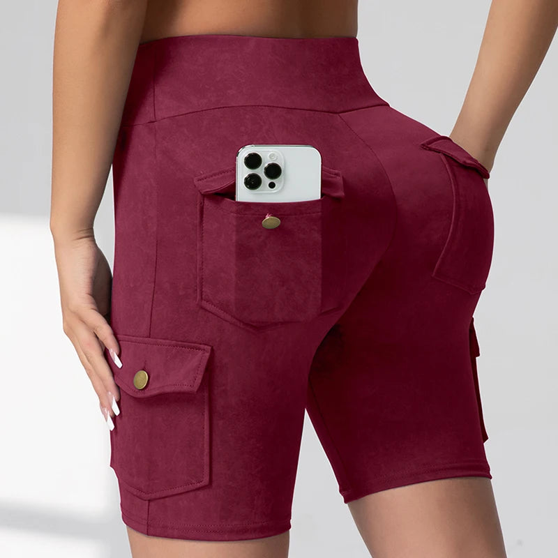 Washed Print Pocket Butt Lift Leggings