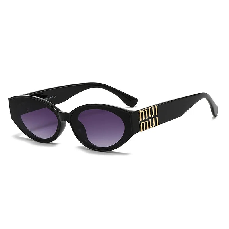 Stylish Oval UV400 Sunglasses