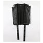 Fitted PU Leather Short Jacket