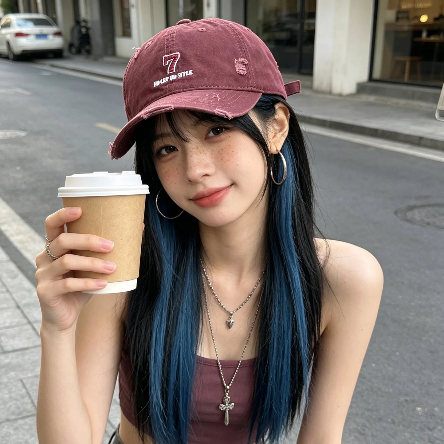 Vintage Distressed Baseball Cap