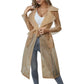 Sheer Thin Lightweight Windbreaker Women Sunscreen Clothes Lapel Single Breasted Long Coat With Belt Large Size Jackets Trench